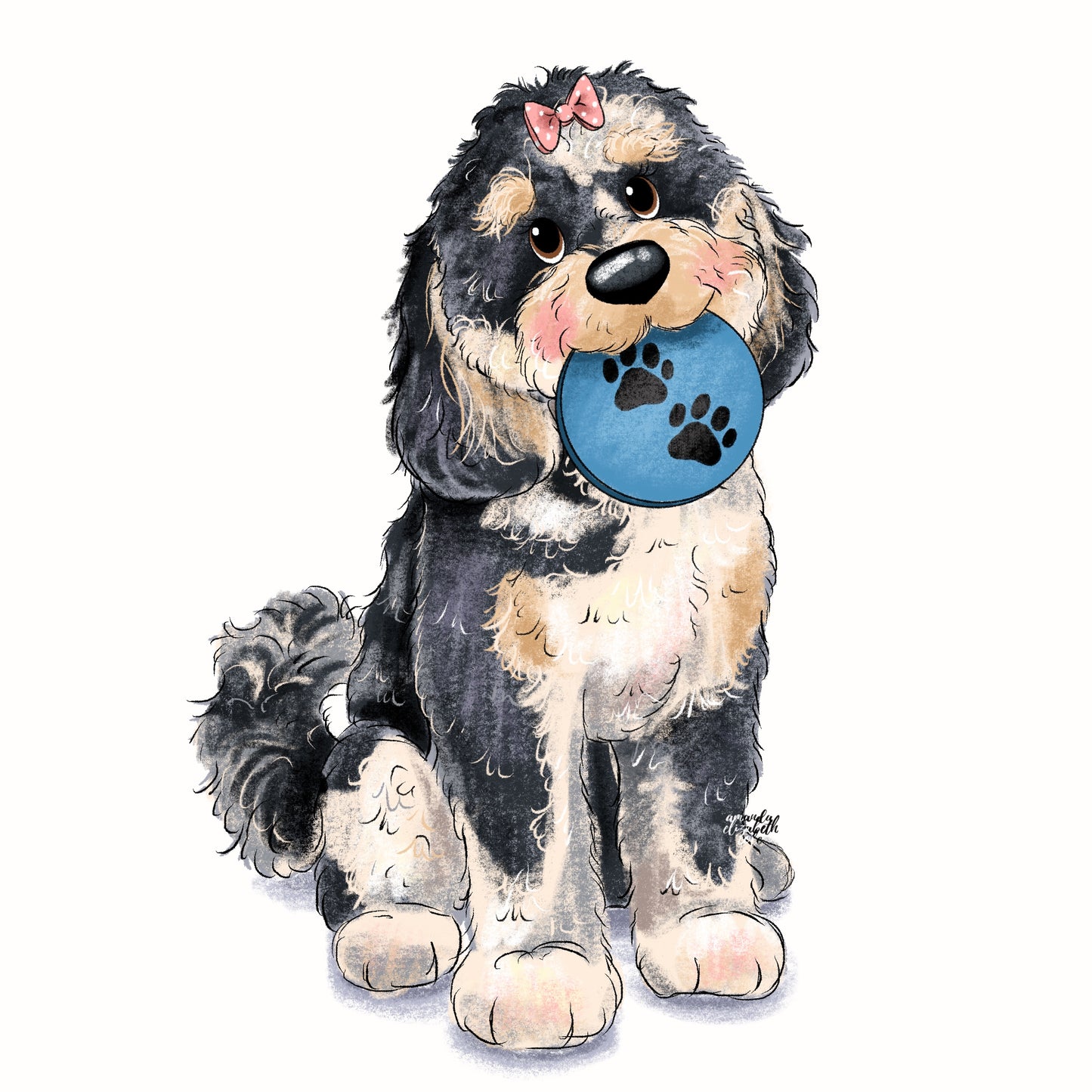 Full Body Pet Illustration (DIGITAL)