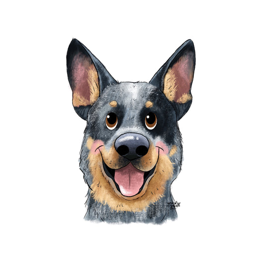 Headshot Pet Illustration (DIGITAL)