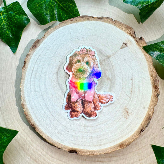 Holographic Pet Stickers (portrait required)